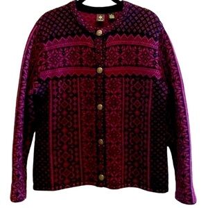 SKYR Vintage 100% Wool Cardigan. Size M.